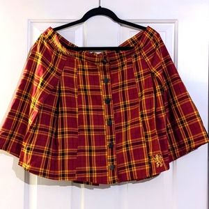 Harry Potter Gryffindor skirt BNWT